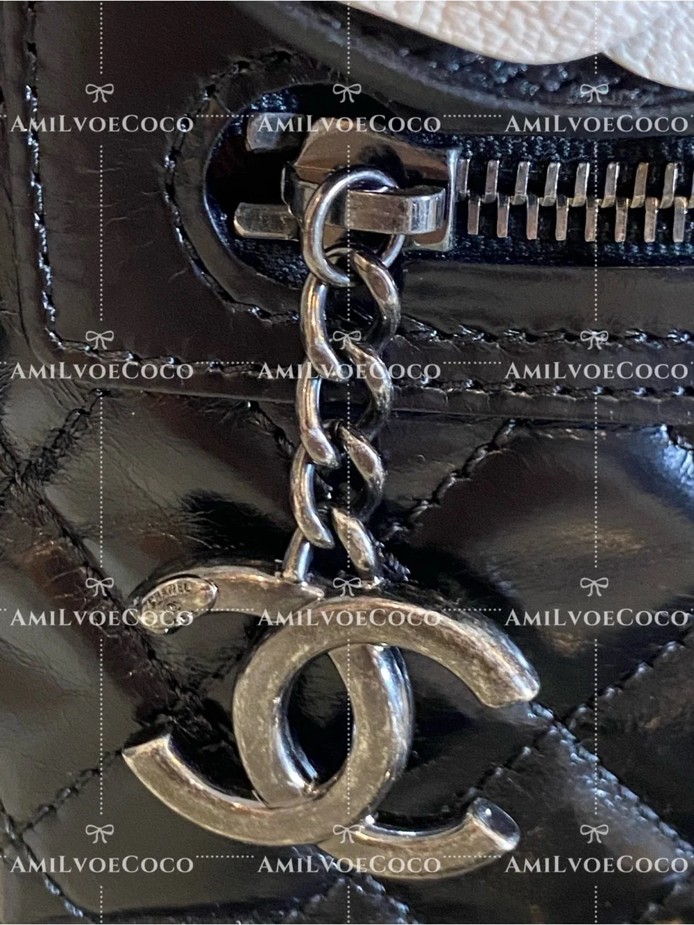 CHANEL mountain Backpack Black Aged glazed Calfskin Ruthenium Hardware